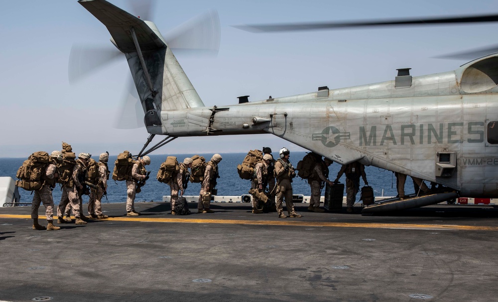 Marines conduct training