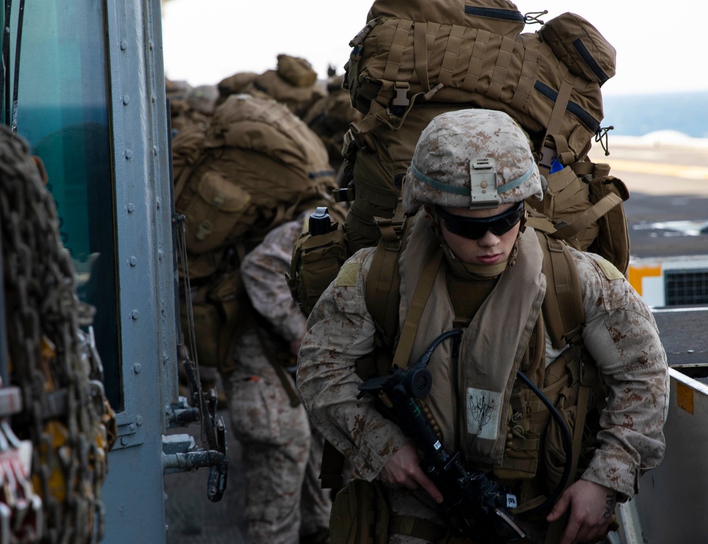 Marines conduct training