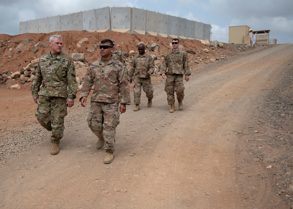 U.S. Army Africa command sergeant major visits CJTF-HOA