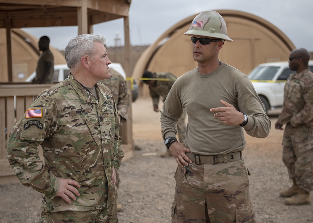 U.S. Army Africa command sergeant major visits CJTF-HOA