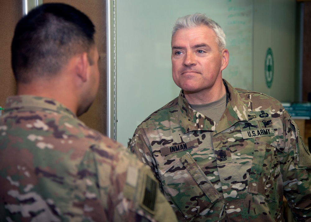 Command Sergeant Major USARAF visits CJTF-HOA