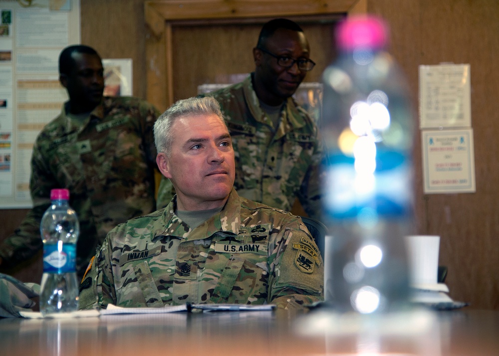 Command Sergeant Major USARAF visits CJTF-HOA