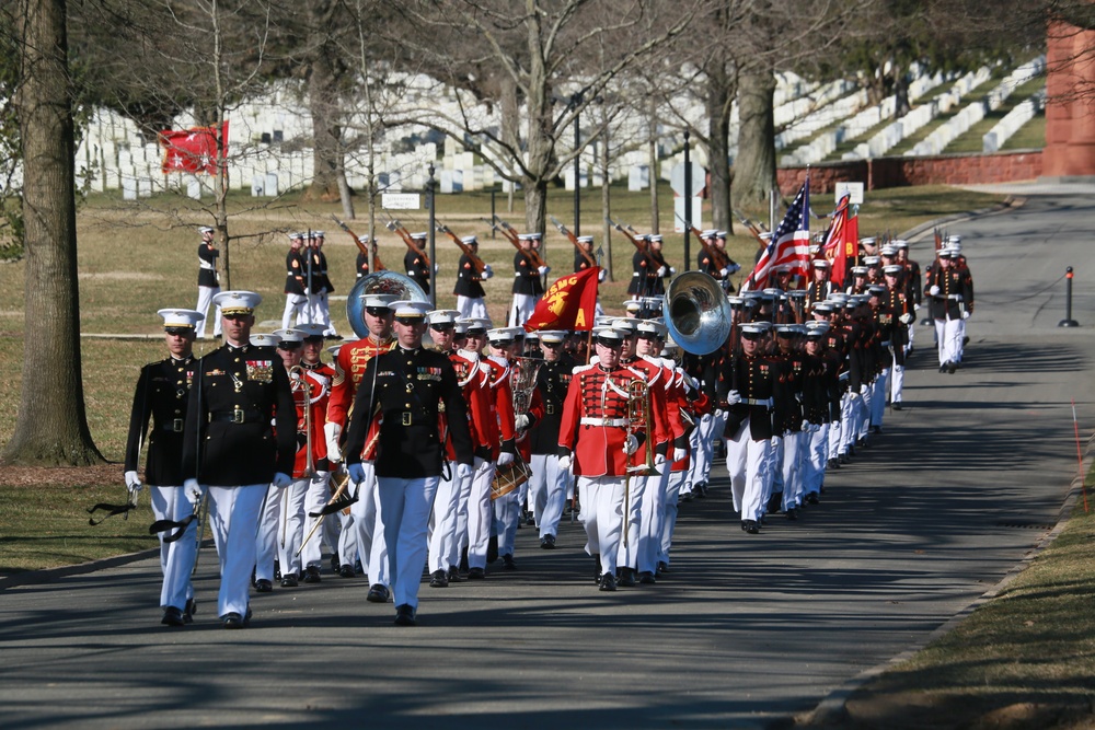 Full Honors Funeral for Lt. Gen. Leo Dulacki at Arlington National Cemetery