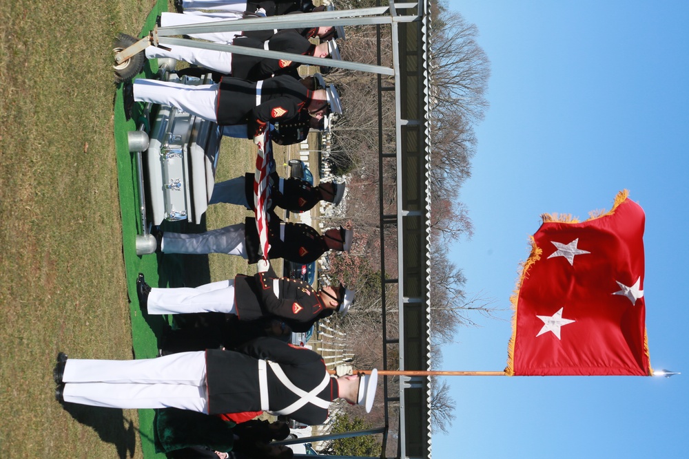 Full Honors Funeral for Lt. Gen. Leo Dulacki at Arlington National Cemetery