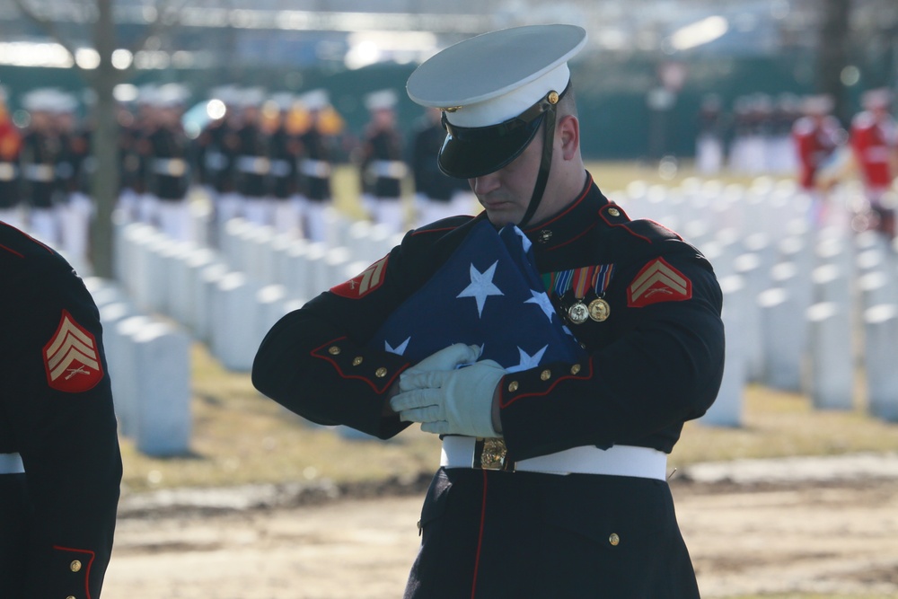 Full Honors Funeral for Lt. Gen. Leo Dulacki at Arlington National Cemetery