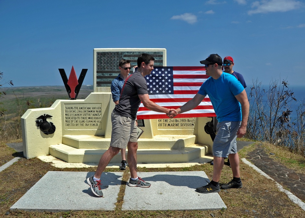 VP-47 Visits Iwo Jima