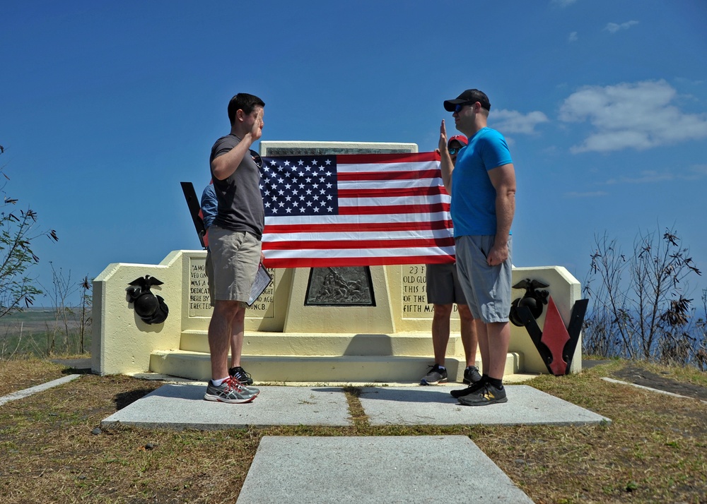 VP-47 Visits Iwo Jima