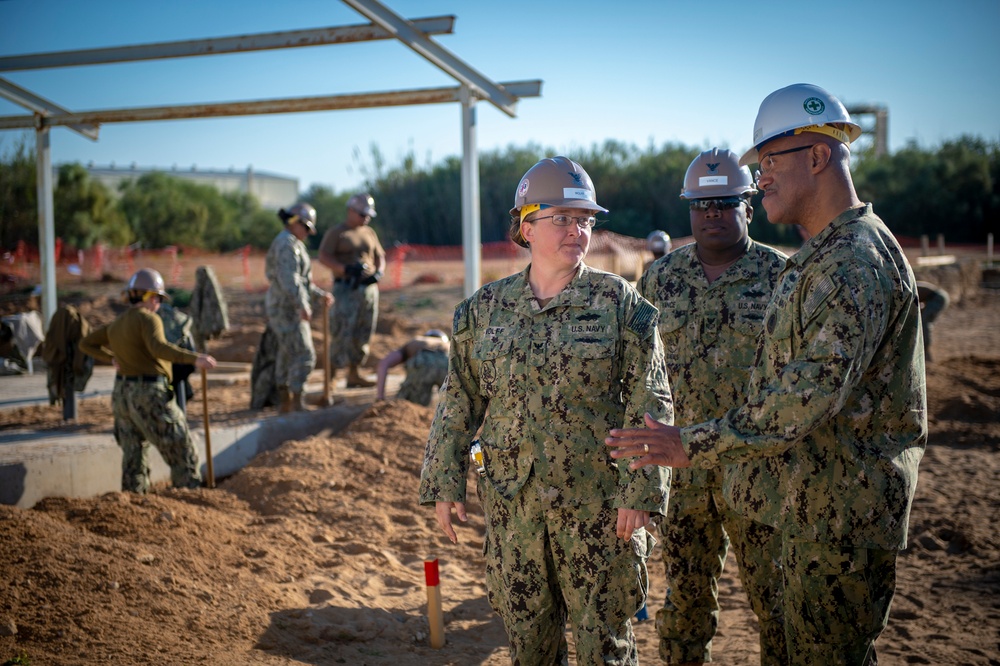 DVIDS - Images - Fleet Master Chief Raymond Kemp Visits NMCB 133 [Image ...