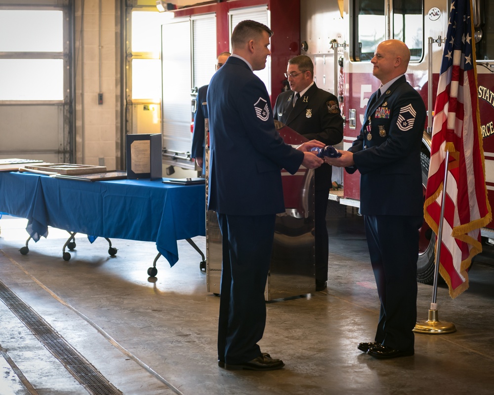 Chief Master Sgt. Clifford Otto retirement ceremony