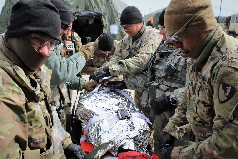 Soldiers Conduct Training for DCRF Mission