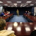 Vice Chief of Staff of the Air Force General Stephen Wilson meets with AFJROTC cadets