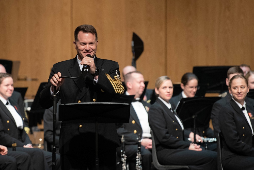 Navy Band Visits Alma