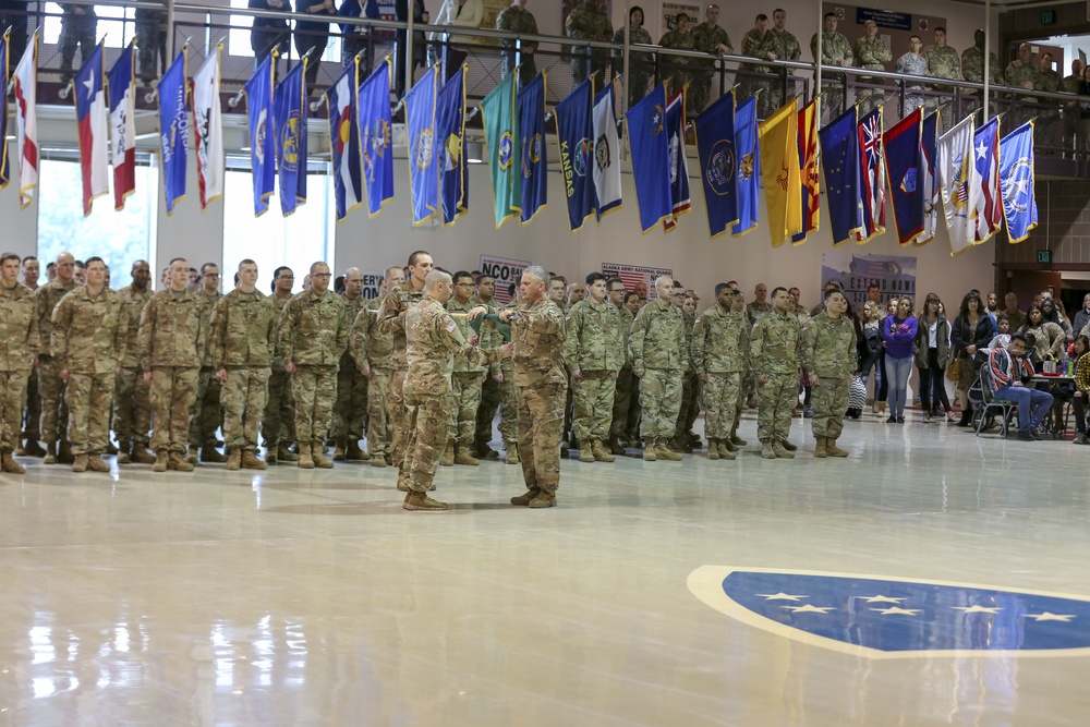 297th Military Police Company deployment ceremony