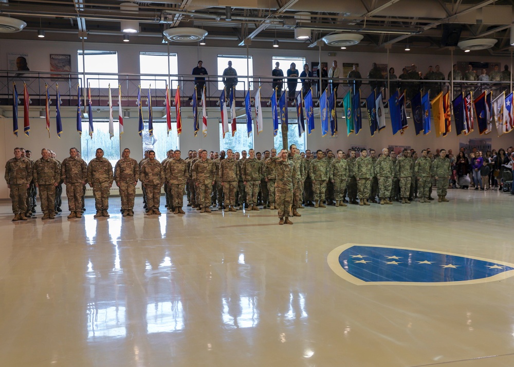 297th Military Police Company deployment ceremony