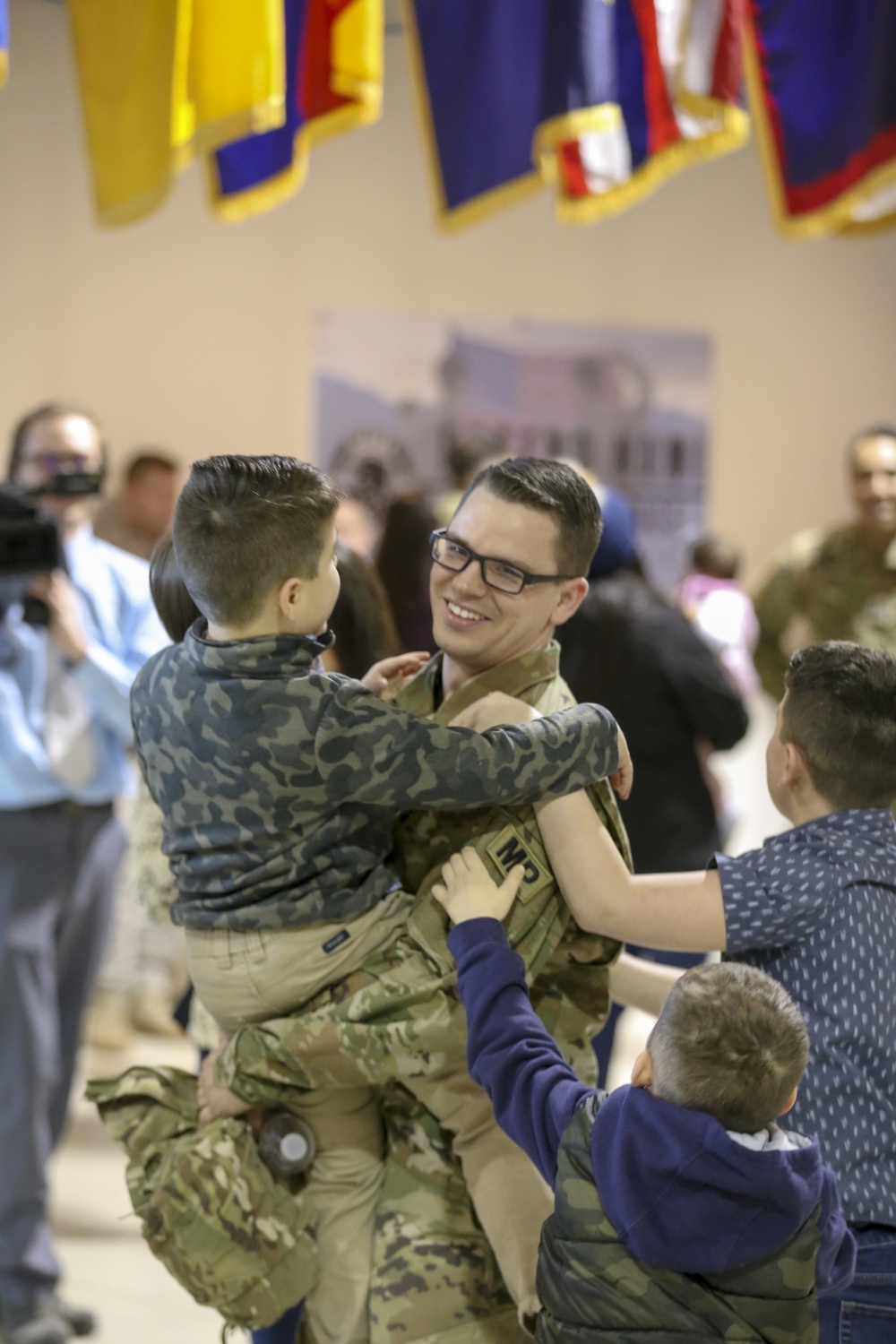 297th Military Police Company deployment ceremony