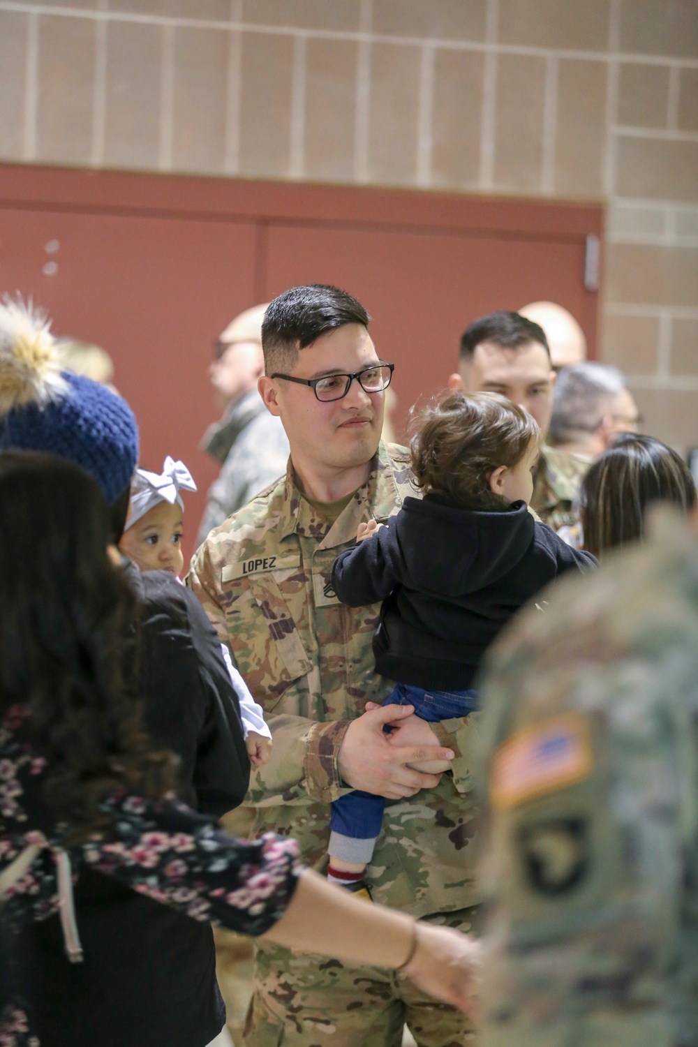 297th Military Police Company deployment ceremony