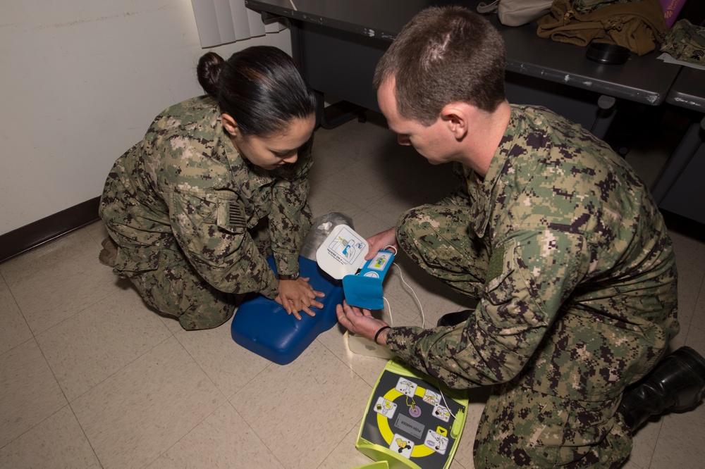 CPR training at NOSC North Island