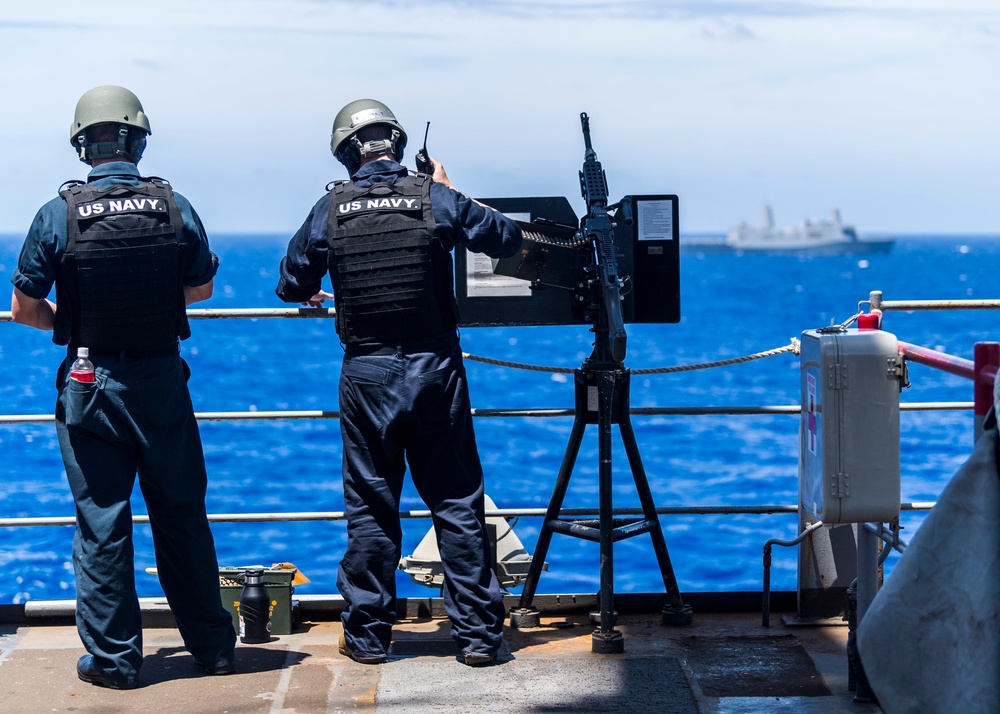 Live Fire SUW aboard USS Ashland