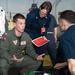 U.S. Sailors participate in a mass casualty drill