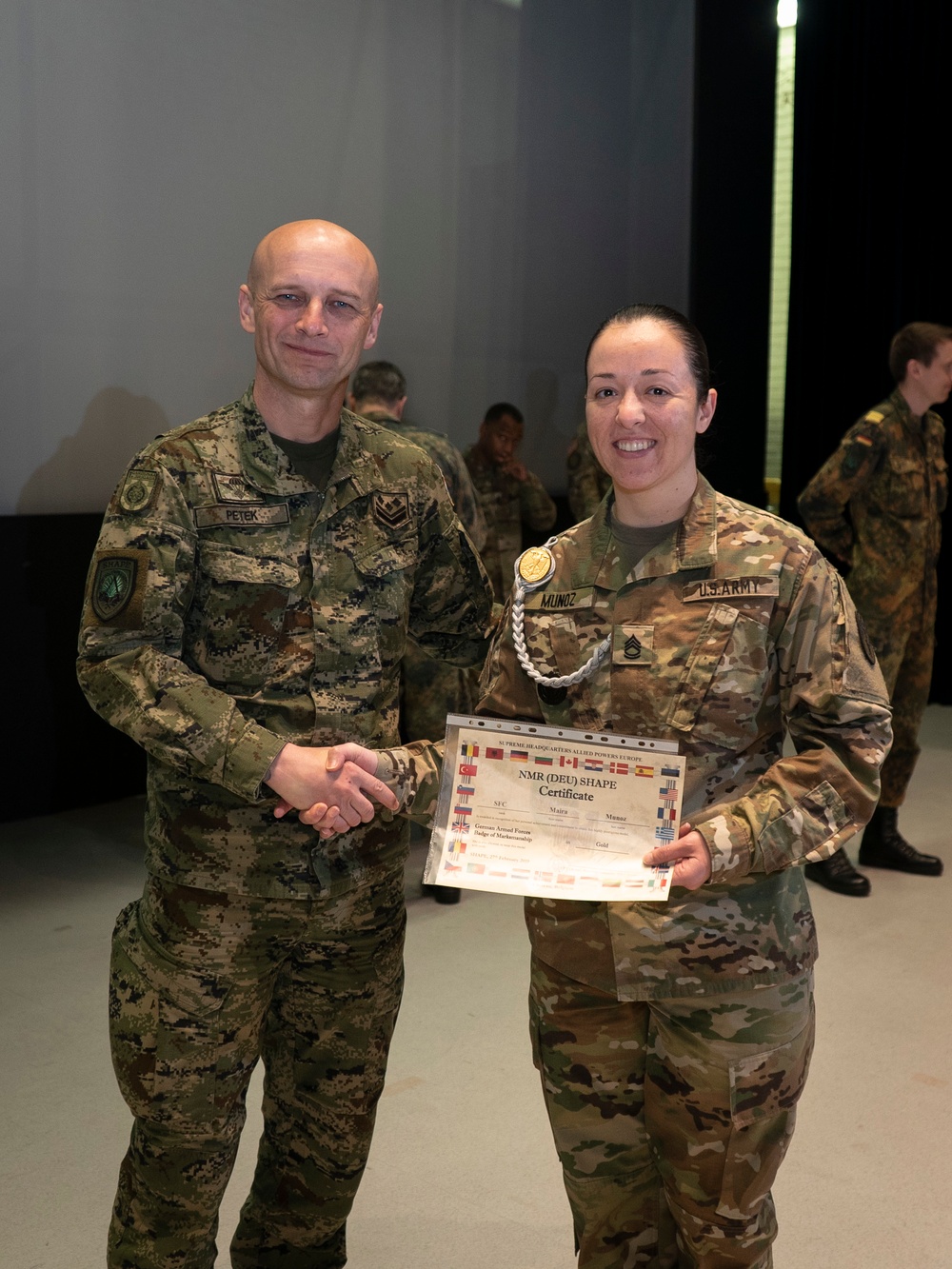 SHAPE 2019 Joint Nation, Multinational Range Course Awards Ceremony