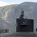 The Ohio-class cruise missile submarine USS Florida (SSGN 728) arrives in Souda Bay, Greece for a scheduled port visit March 14, 2019.