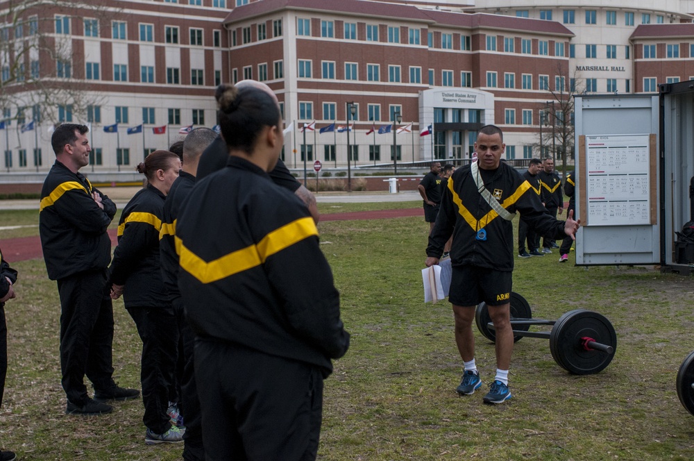 U.S. Army Reserve Command conducts ACFT familiarization