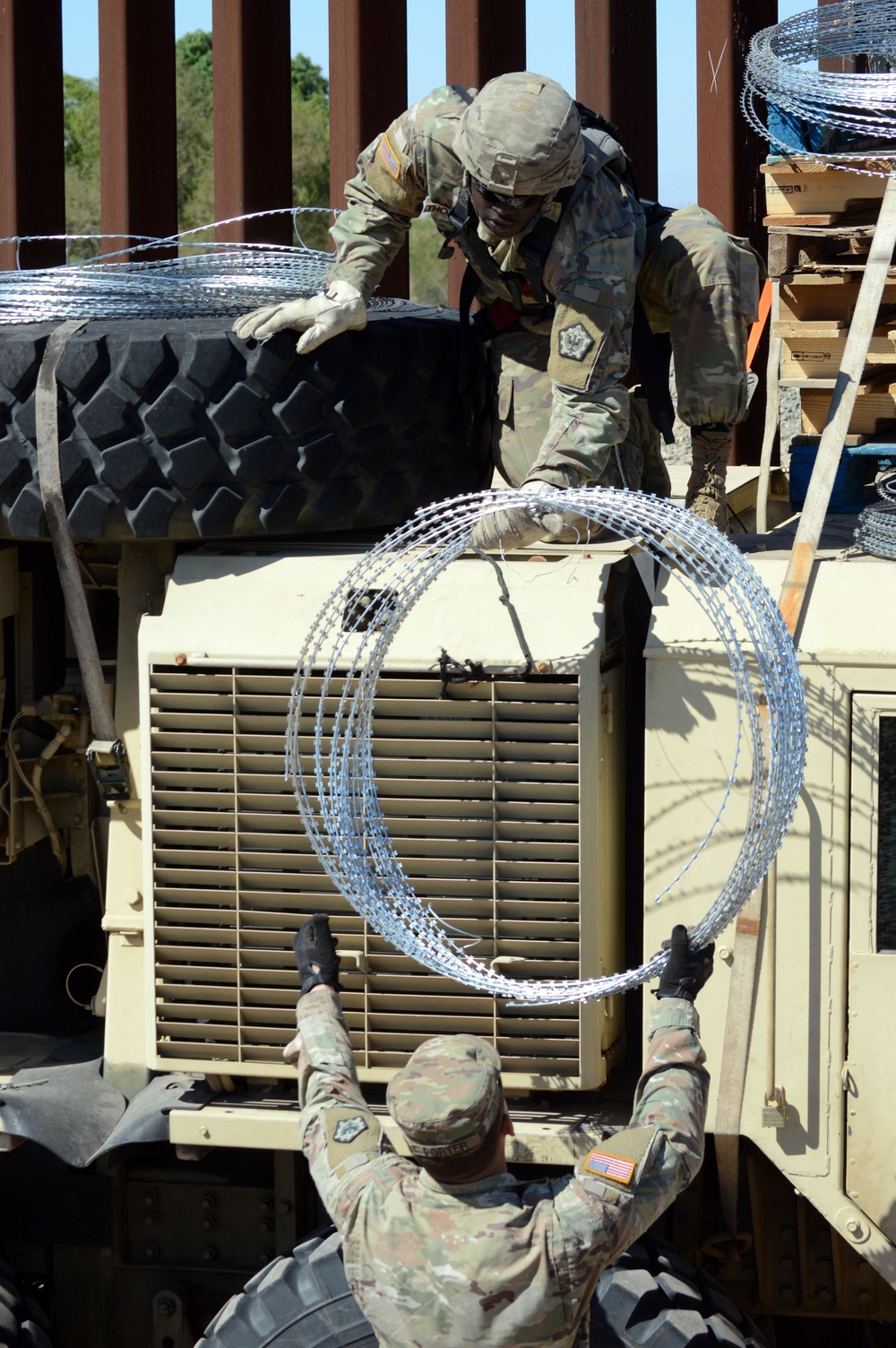 610th Engineers harden border at San Luis