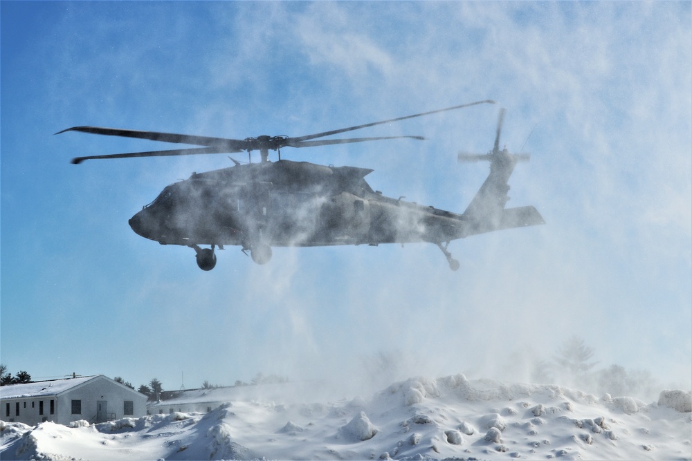 Wisconsin National Guard UH-60 Black Hawk operations at Fort McCoy