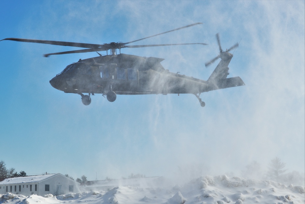 Wisconsin National Guard UH-60 Black Hawk operations at Fort McCoy