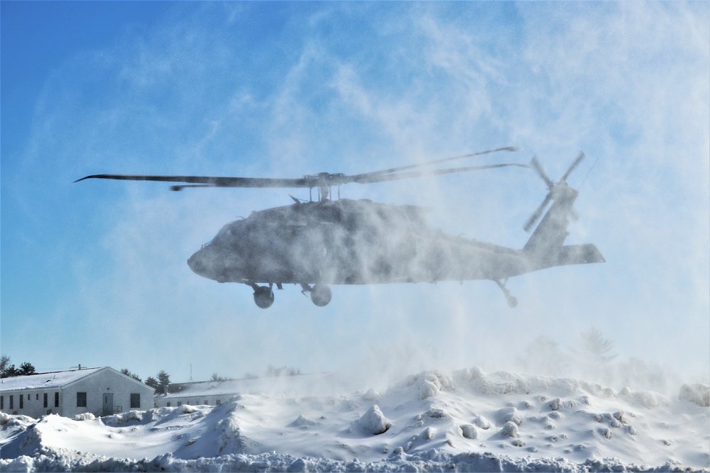 Wisconsin National Guard UH-60 Black Hawk operations at Fort McCoy