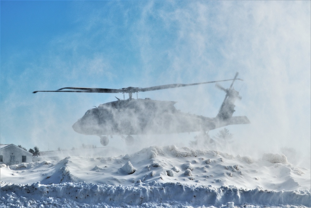 Wisconsin National Guard UH-60 Black Hawk operations at Fort McCoy