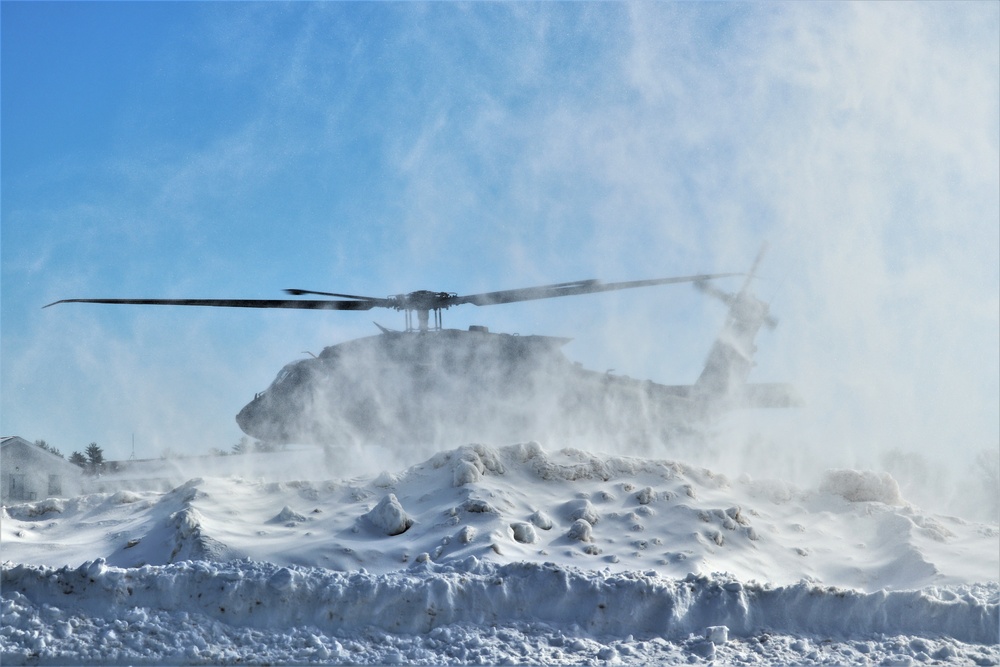 Wisconsin National Guard UH-60 Black Hawk operations at Fort McCoy