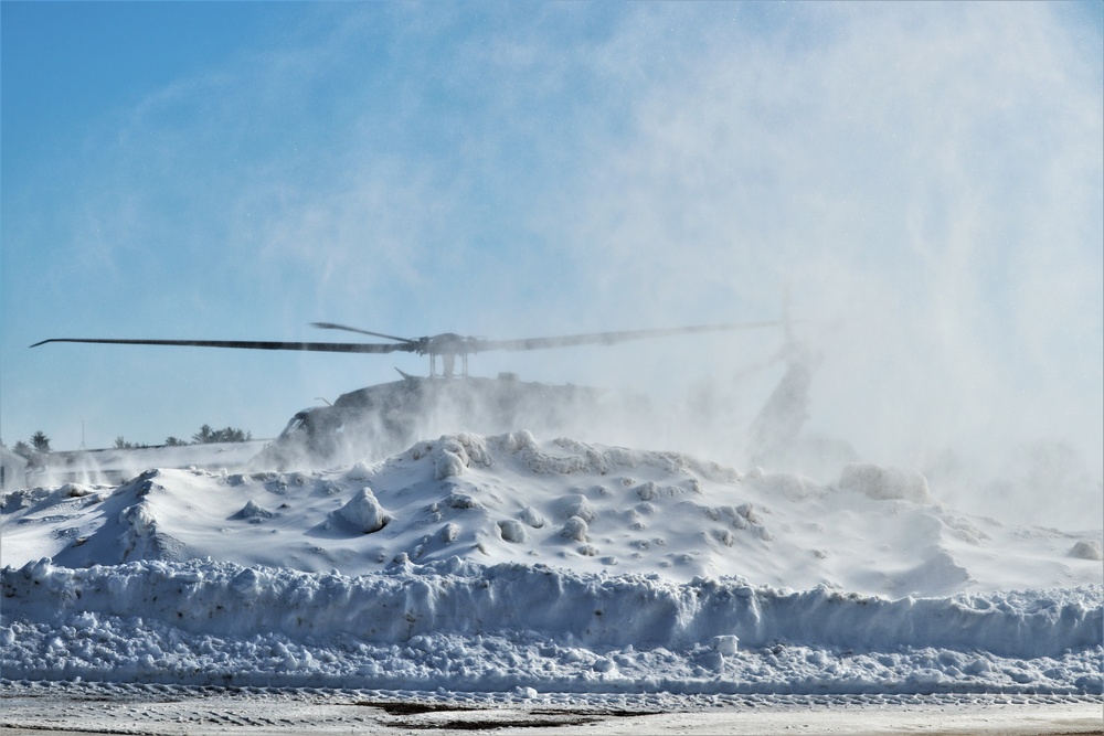 Wisconsin National Guard UH-60 Black Hawk operations at Fort McCoy