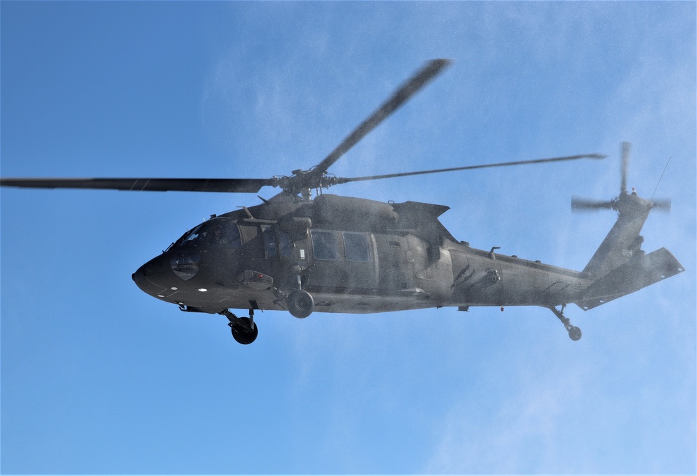 Wisconsin National Guard UH-60 Black Hawk operations at Fort McCoy