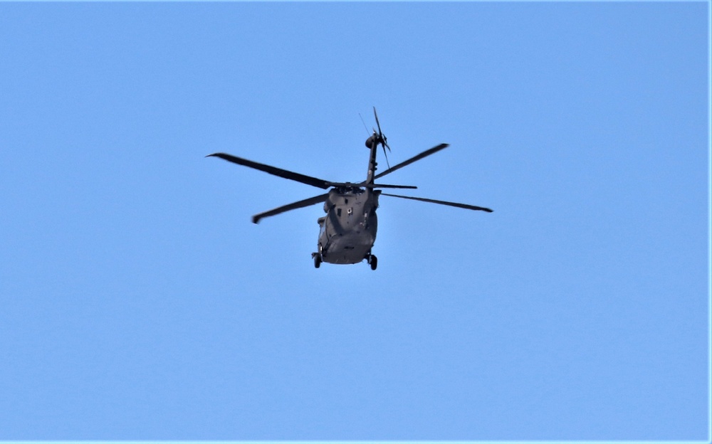 Wisconsin National Guard UH-60 Black Hawk operations at Fort McCoy