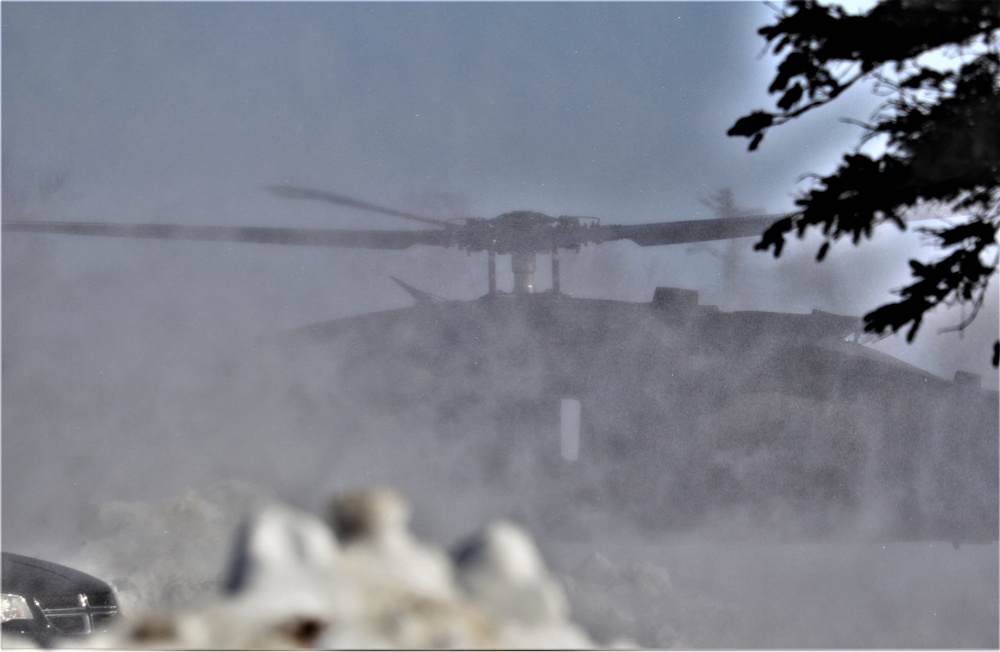 Wisconsin National Guard UH-60 Black Hawk operations at Fort McCoy