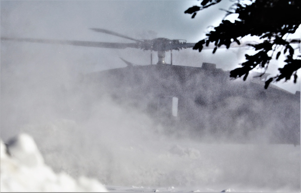 Wisconsin National Guard UH-60 Black Hawk operations at Fort McCoy