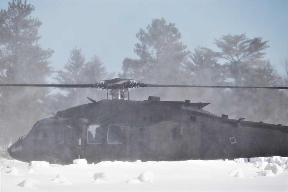 Wisconsin National Guard UH-60 Black Hawk operations at Fort McCoy