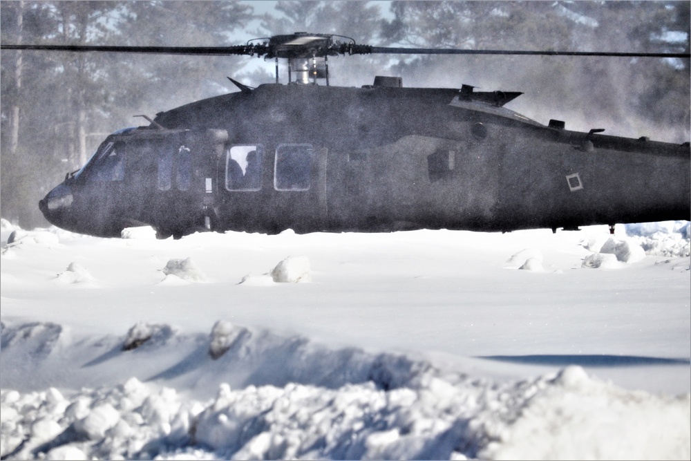 Wisconsin National Guard UH-60 Black Hawk operations at Fort McCoy