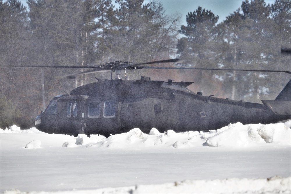 Wisconsin National Guard UH-60 Black Hawk operations at Fort McCoy