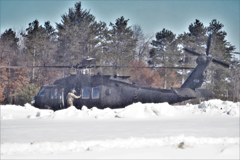 Wisconsin National Guard UH-60 Black Hawk operations at Fort McCoy