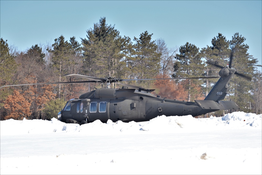 Wisconsin National Guard UH-60 Black Hawk operations at Fort McCoy