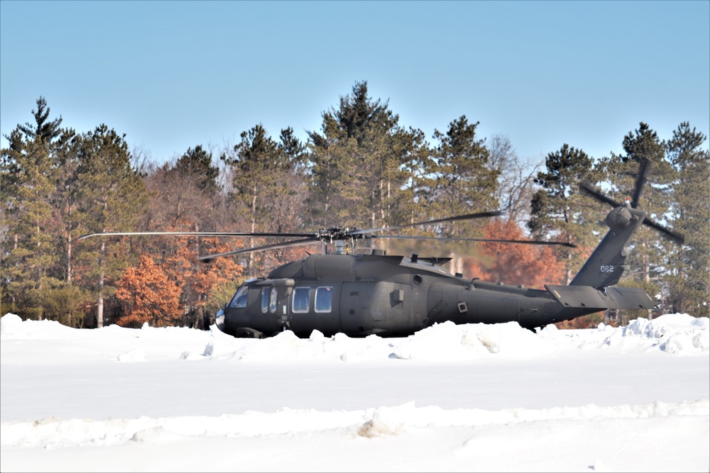 Wisconsin National Guard UH-60 Black Hawk operations at Fort McCoy