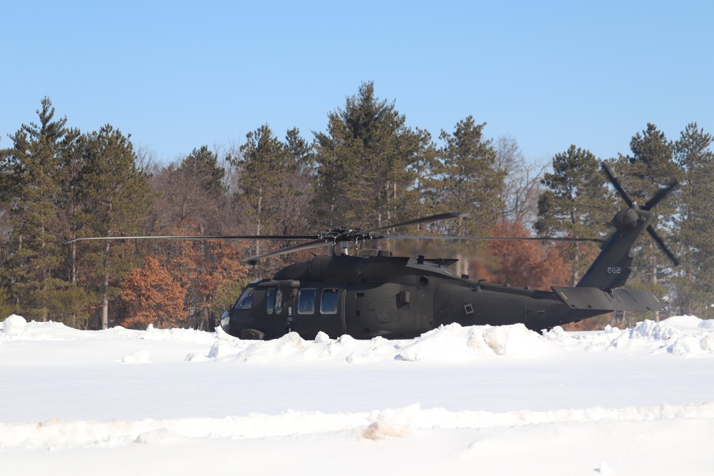 Wisconsin National Guard UH-60 Black Hawk operations at Fort McCoy