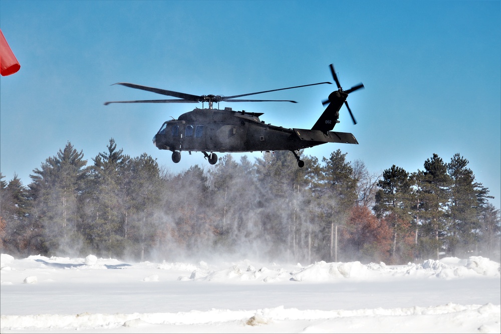 Wisconsin National Guard UH-60 Black Hawk operations at Fort McCoy