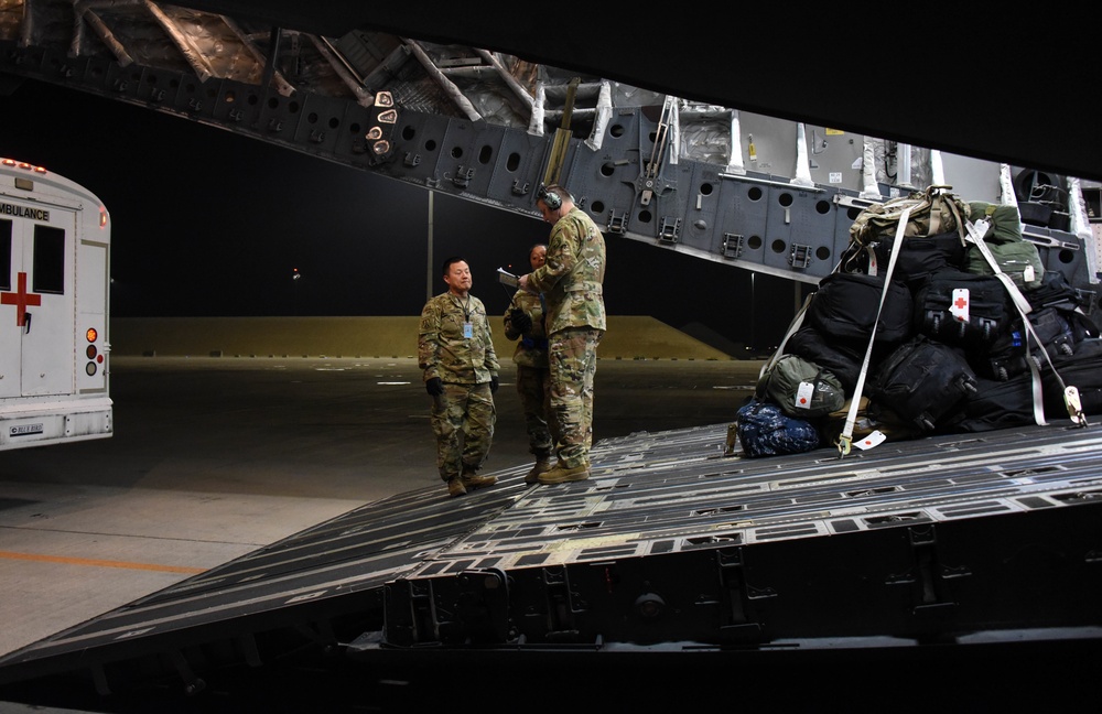 164th Airlift Wing Assist AMC with Aeromedical Evacuation Mission