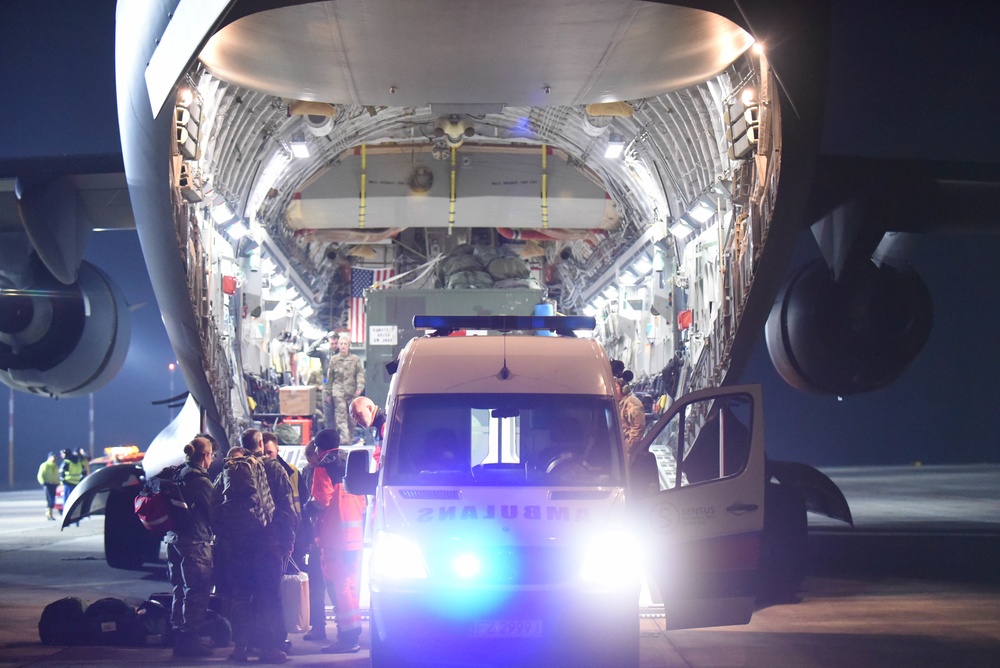 164th Airlift Wing Assist AMC with Aeromedical Evacuation Mission