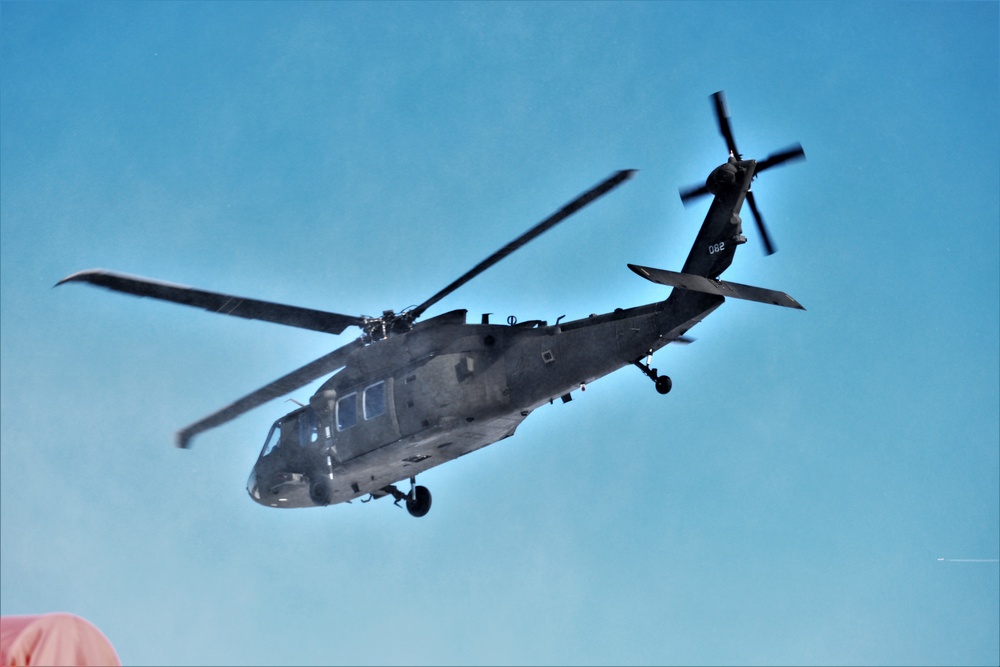 Wisconsin National Guard UH-60 Black Hawk operations at Fort McCoy