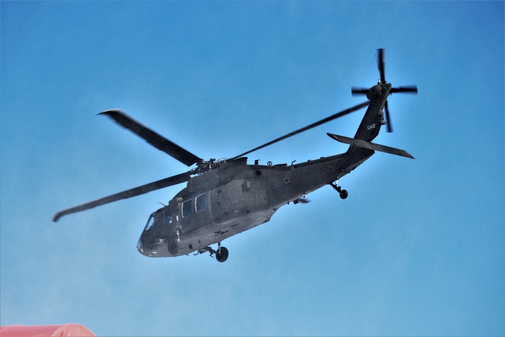 Wisconsin National Guard UH-60 Black Hawk operations at Fort McCoy