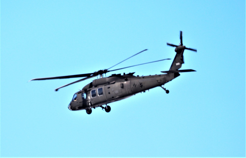 Wisconsin National Guard UH-60 Black Hawk operations at Fort McCoy